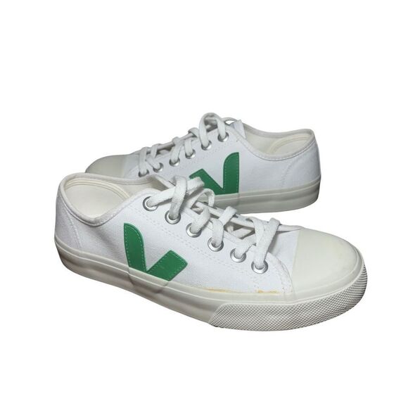 Women’s Veja wata sneakers size 8 white/Green - Picture 2 of 5